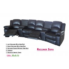 recliner sofa 4 seaters mod: 8867